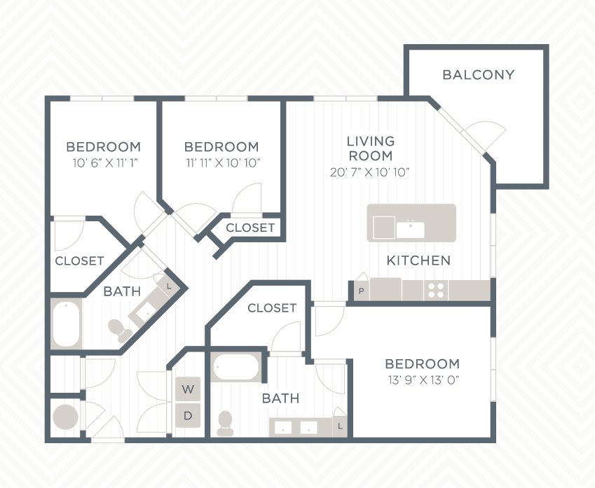 LakehouseOnWylie 2DFloorPlansImages Branded c1 1 type a TheSwan 1